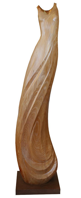Anna Korver totara wood sculptor